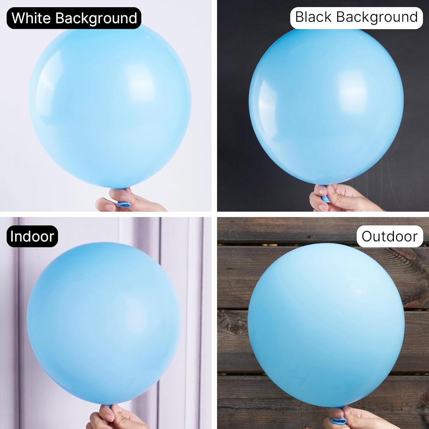 Light Blue Balloons 140 pcs Different Sizes of 18 12 10 5 Inch Baby Pastel Sky Aqua Blue Balloon Arch Kit Garland for Graduation Baby Shower Gender Reveal Birthday Party Decorations Blue-Y4
