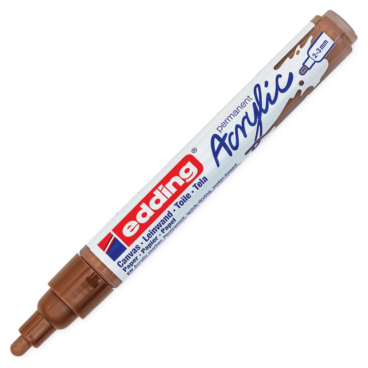 Edding Acrylic Paint Marker - Hazel 919, Medium, Color: Orange