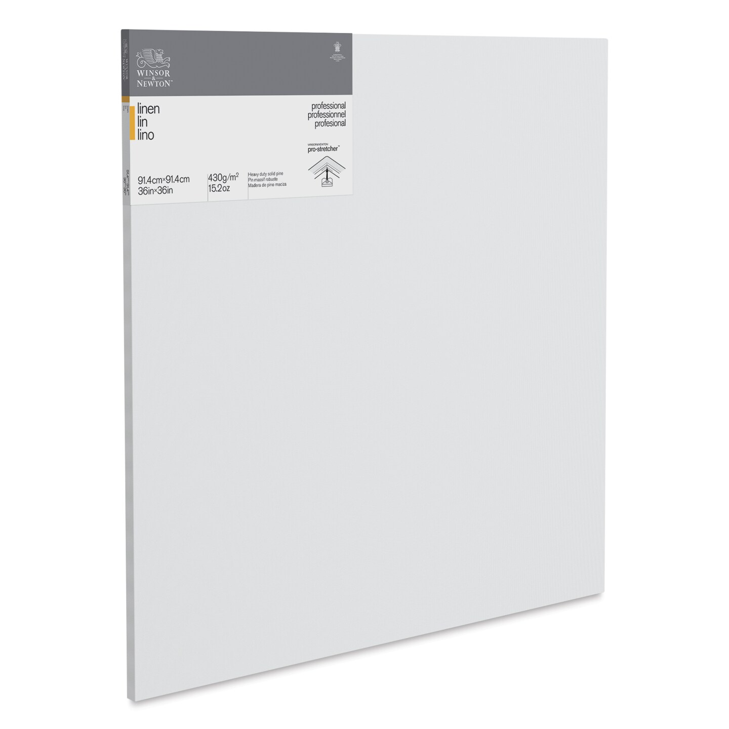 Winsor &#x26; Newton Professional Linen Canvas - 36&#x22; x 36&#x22;, 13/16&#x22; Profile
