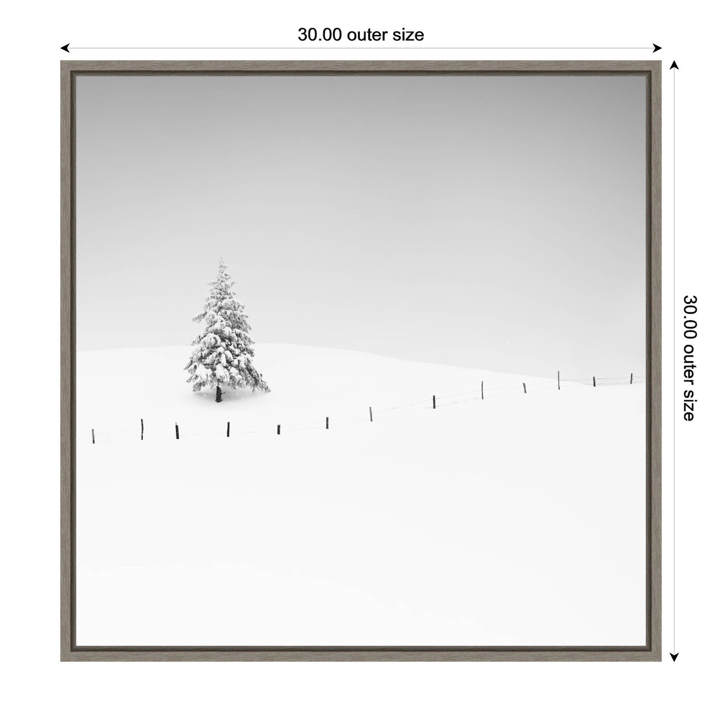 Placeholder by Alexej Schulz Framed Canvas Wall Art