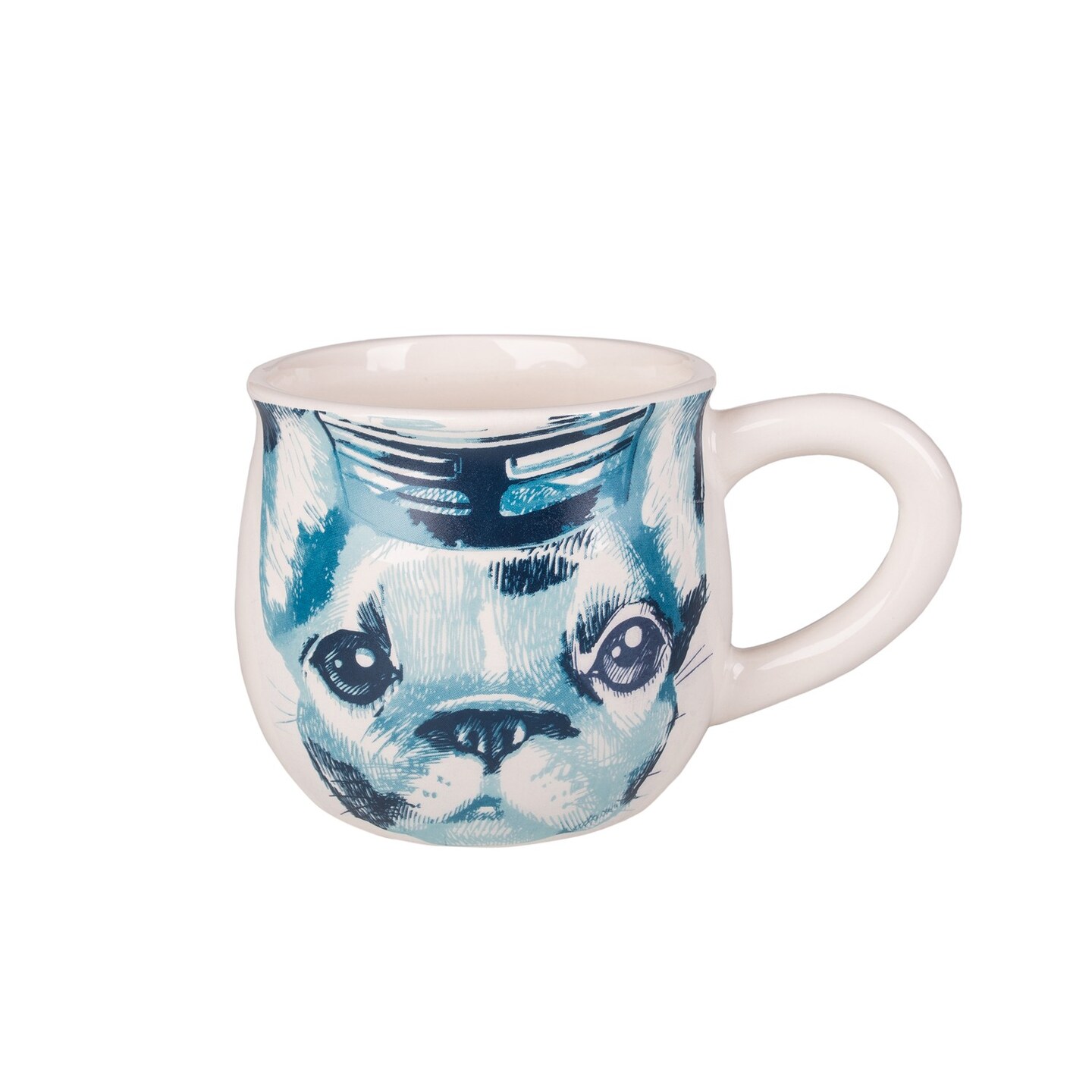12 oz. Ceramic Frenchie Cute Dog Coffee, Tea &#x26; Hot Cocoa Mug