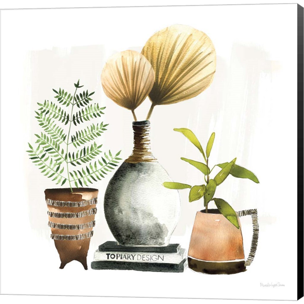 Weekend Plants II by Mercedes Lopez Charro 12&#x22; x 12&#x22; Canvas Wall Art