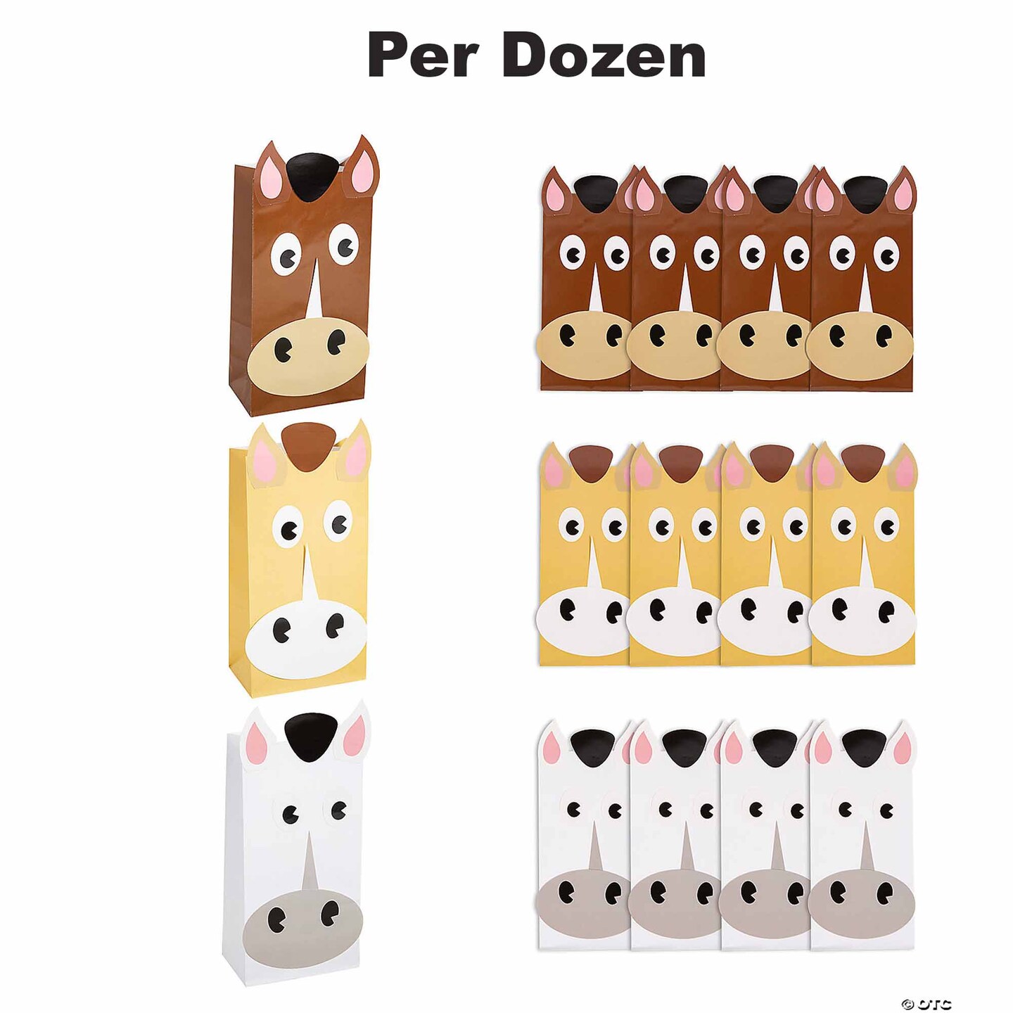 Horse Treat Bags 5&#x22; x 10&#x22; - 12 Pc