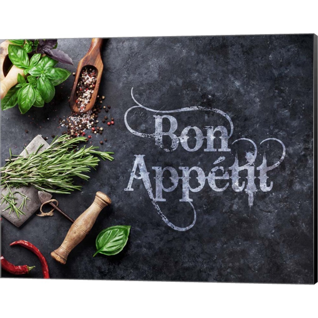Bon Appetit Herbs and Spices by Color Me Happy 20&#x22; x 16&#x22; Canvas Wall Art