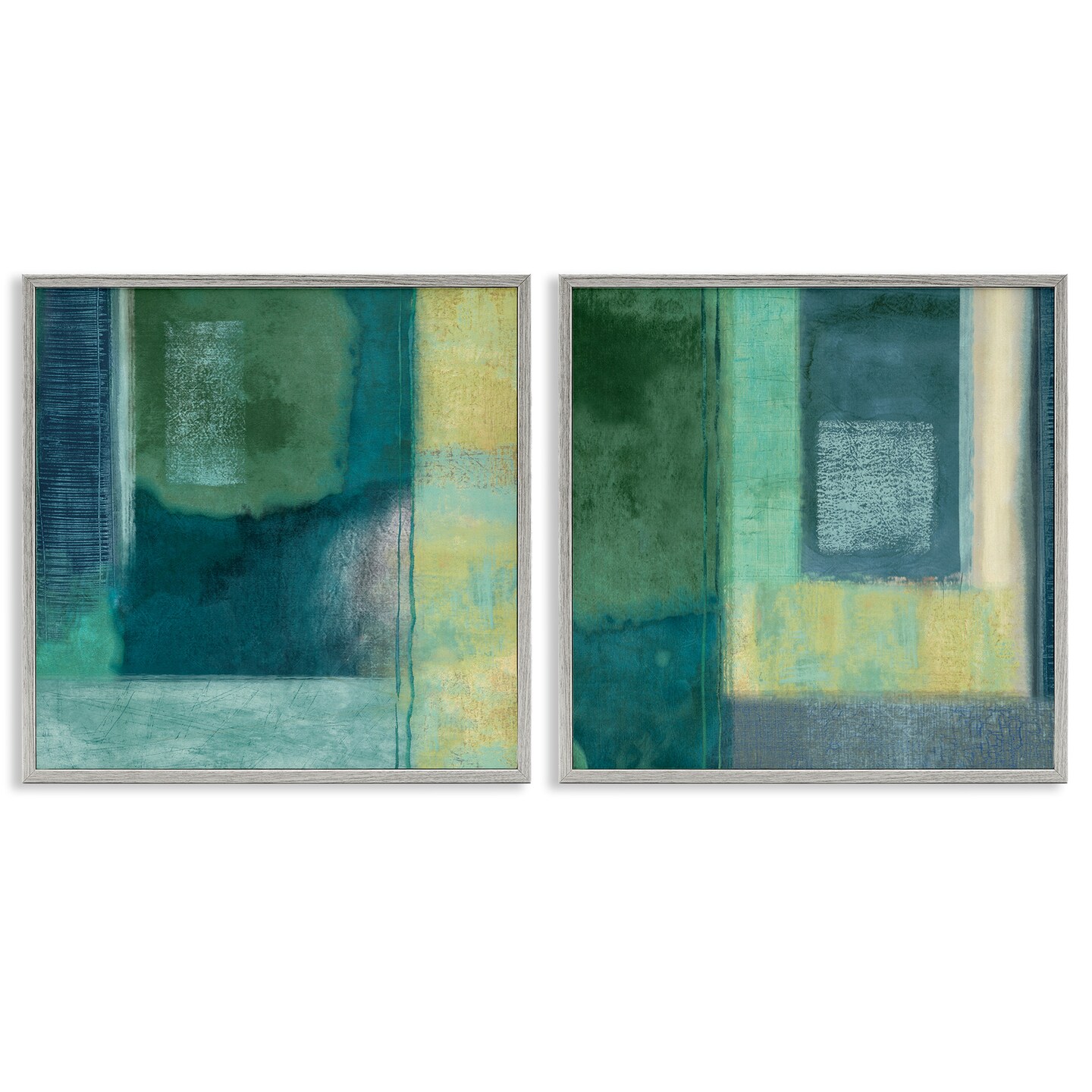 Stupell Industries Asymmetrical Soft Abstract Shapes Framed Giclee Art