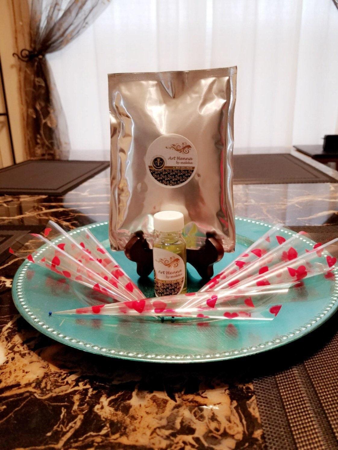 Natural Henna - DYI Henna KIT - Mehndi Kit, Organic Henna