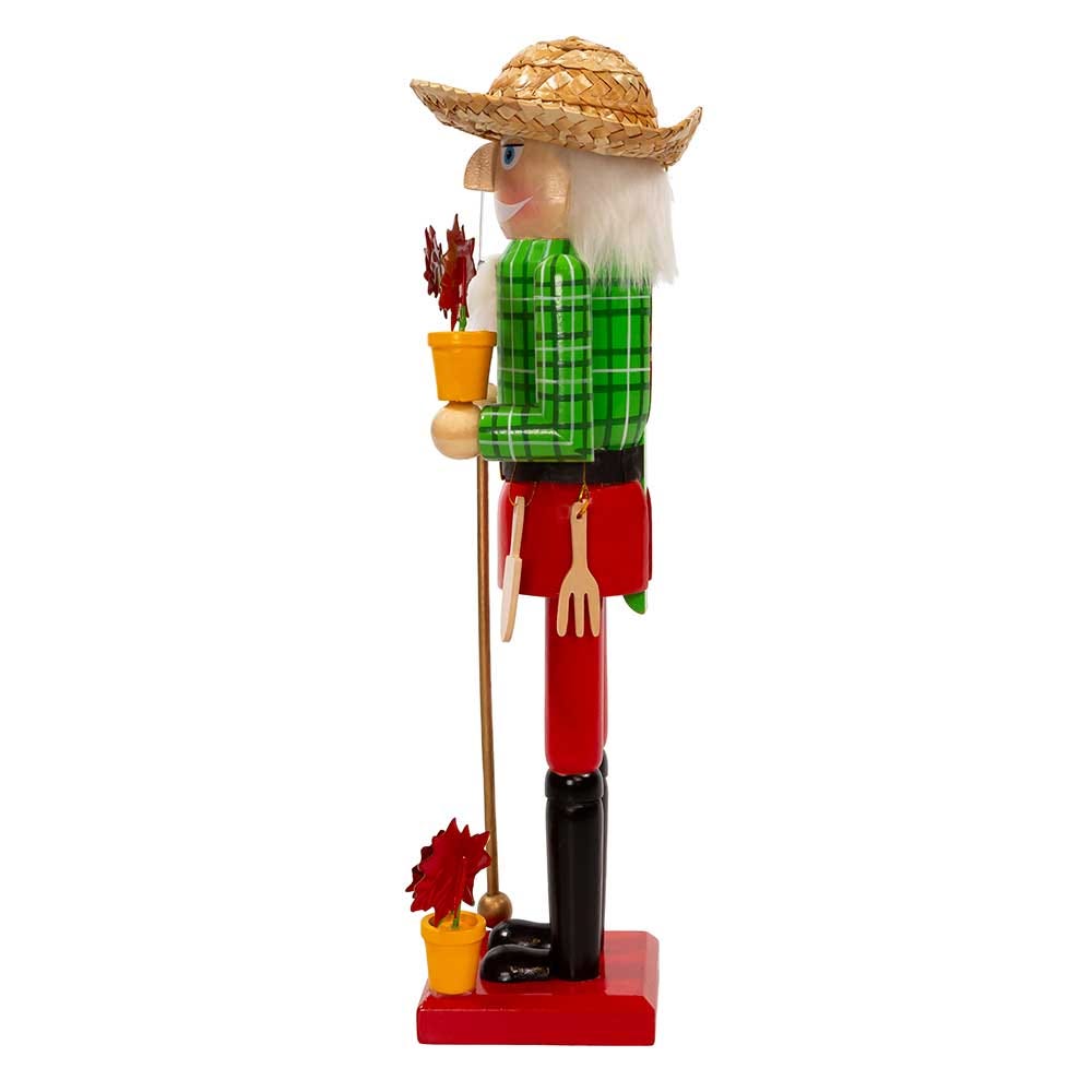 Kurt Adler 15-Inch Wooden Gardener Nutcracker