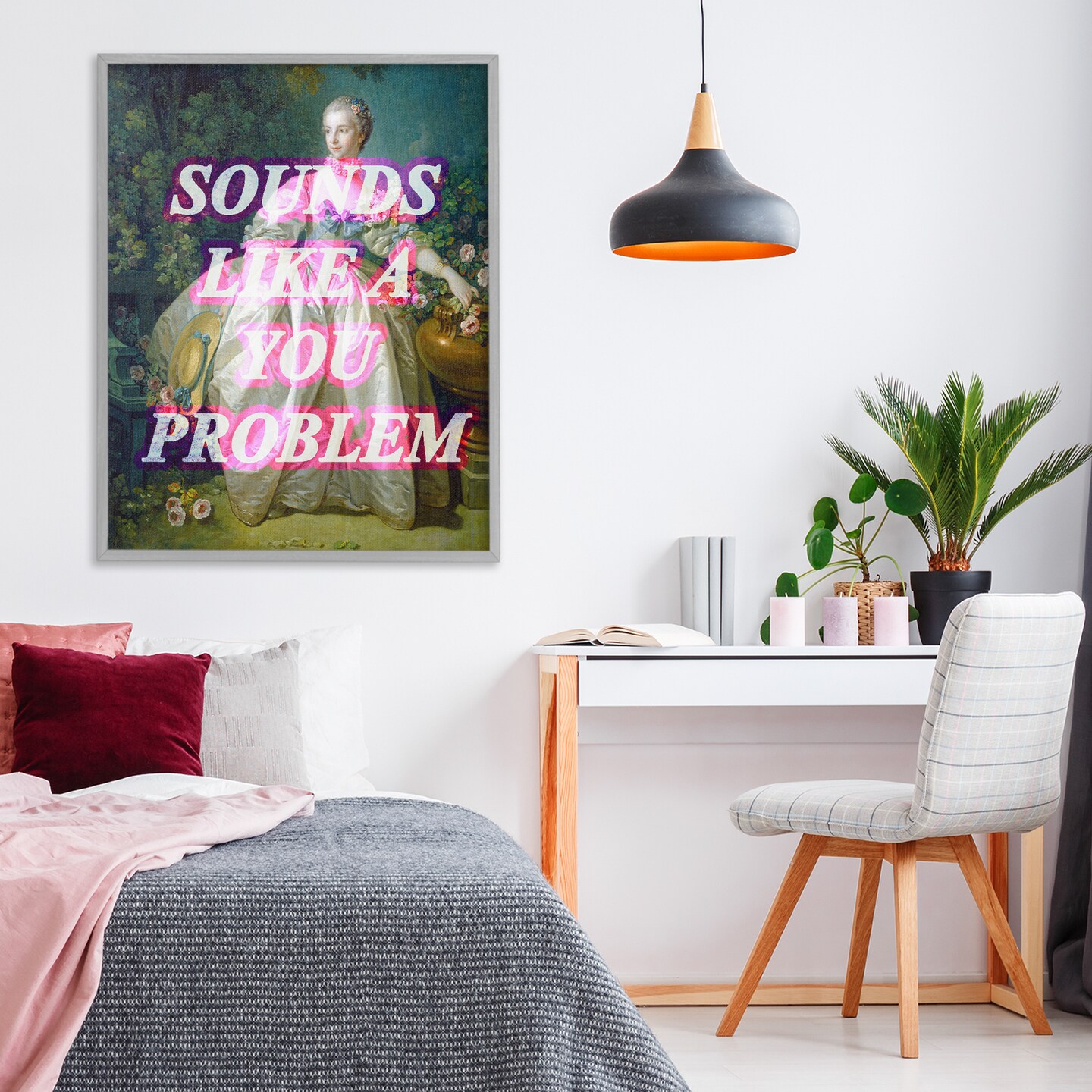 Stupell Industries Sounds Like A You Problem Framed Giclee, design by Lil' Rue