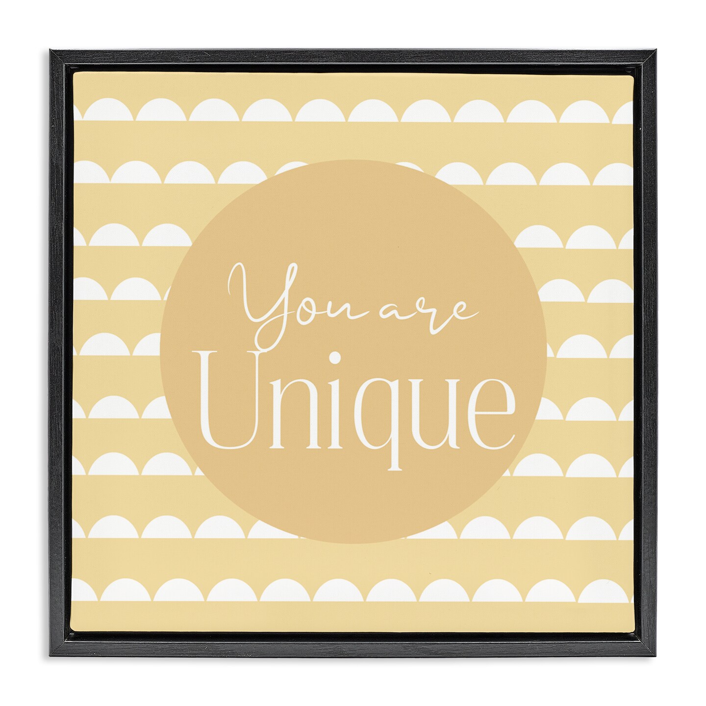 Stupell Industries You Are Unique Affirmation Floating Frame, design by ...