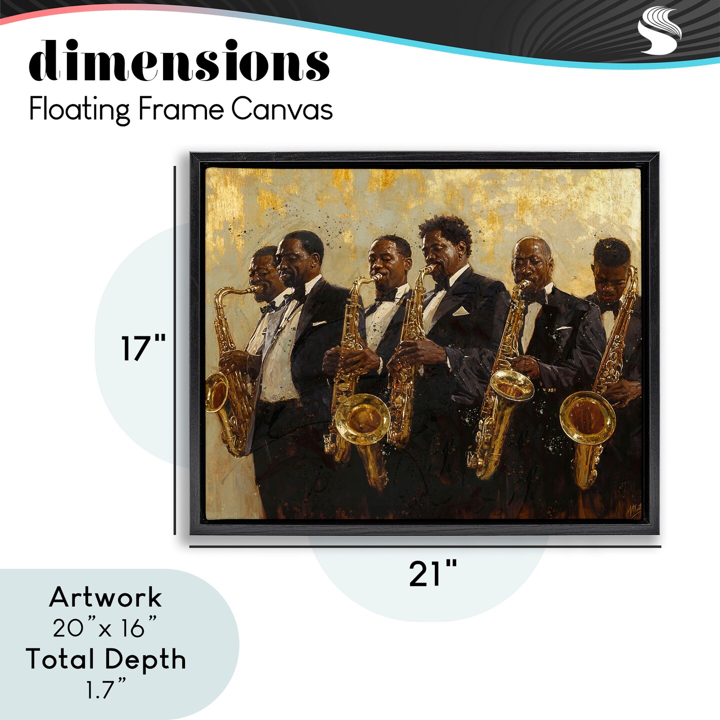 Stupell Industries Golden Era Ensemble Floating Frame, design by Marta Wiley