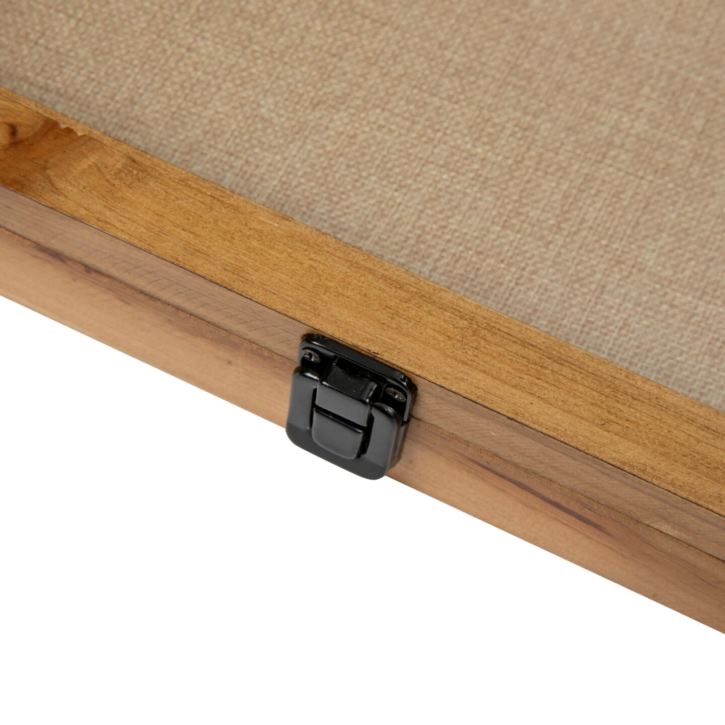HBCY Creations Wood Shadow Box Display Case - Solid Wood with Acrylic Window - Security Latch - For Mementos and Keepsakes