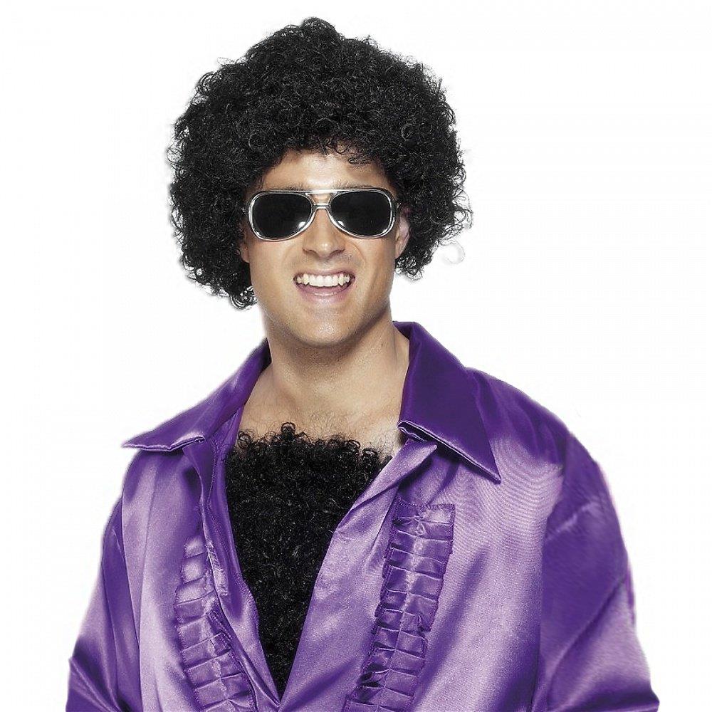 Smiffy&#x27;s Men&#x27;s Hairy Chest Dark Deluxe Halloween Costume Accessory