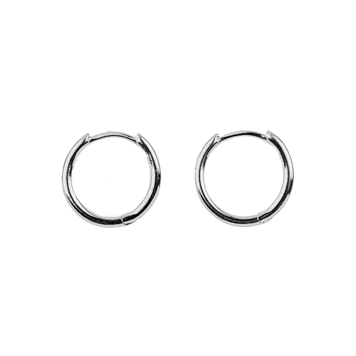 John Bead Huggie Hoop Round Shape Earrings Must Have Findings, 8pcs