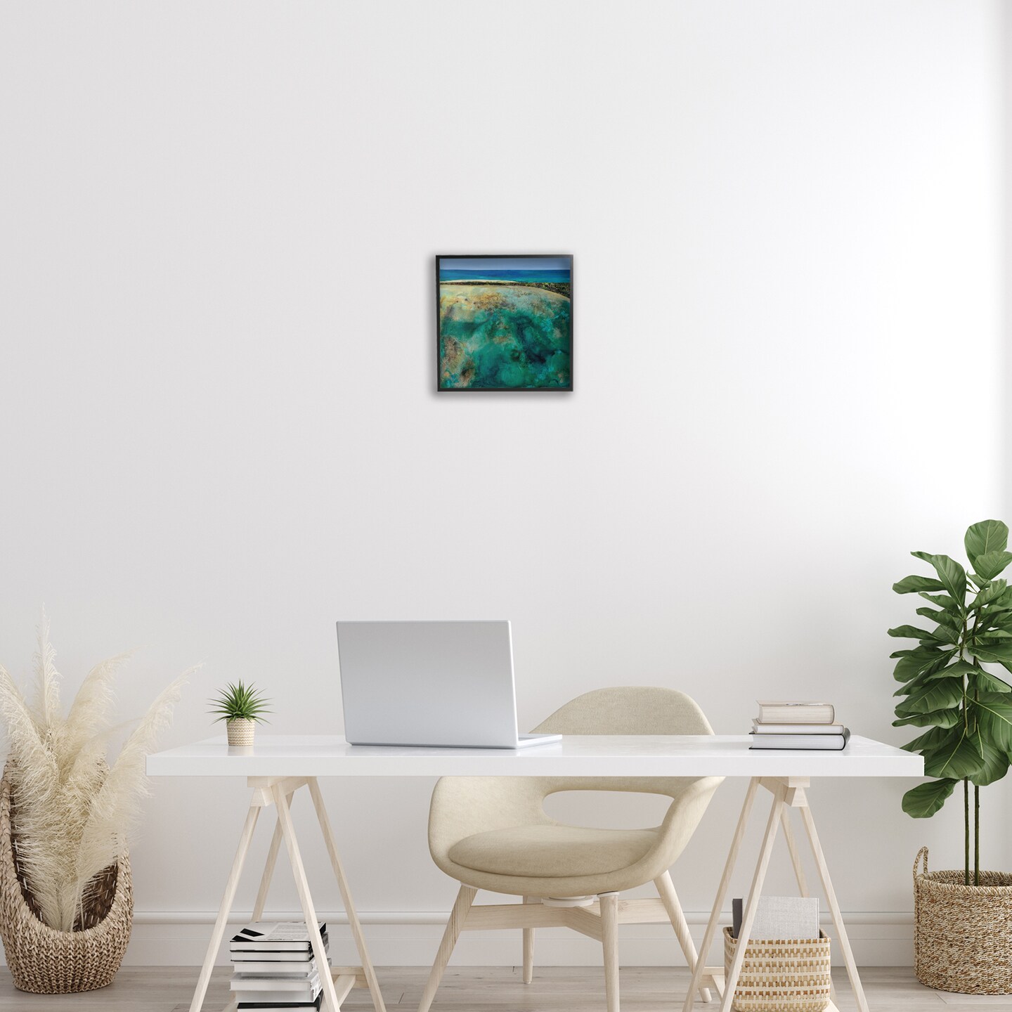 Stupell Industries Beachy Maritime Landscape Framed Giclee Wall Art Design by Ngo