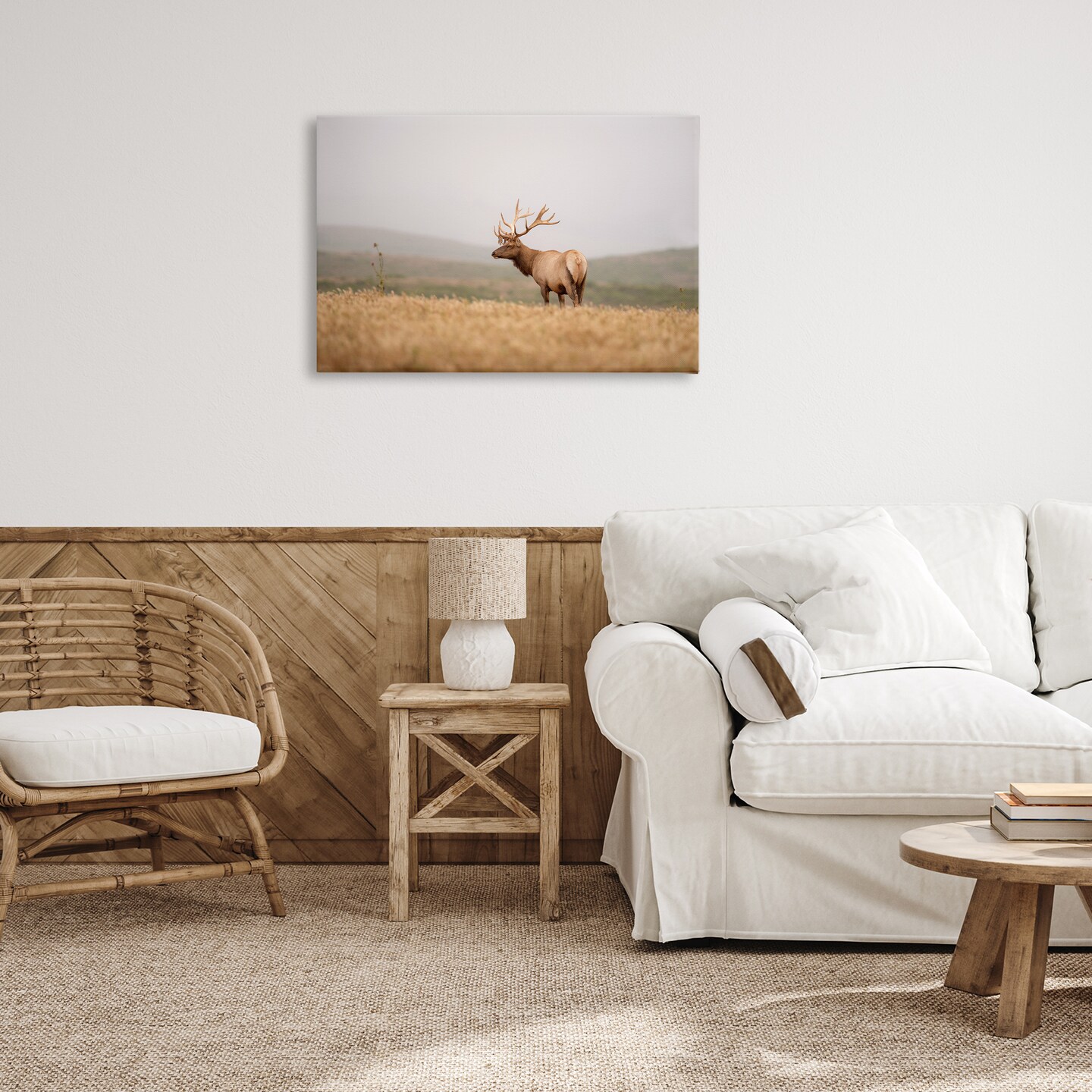 Stupell Industries Tule Elk Photography Canvas Wall Art Design by Crystal Lynn Collins