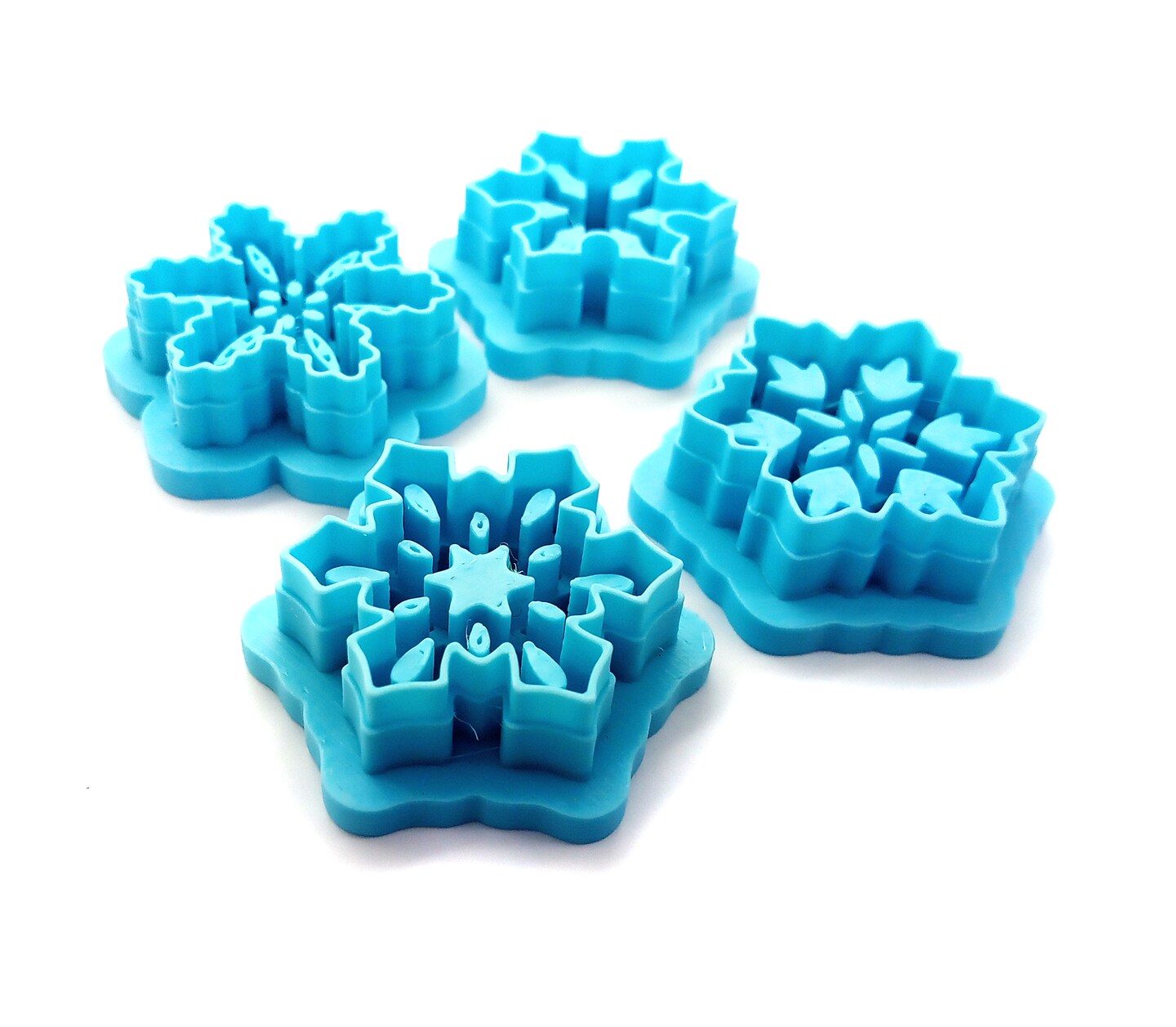 Small Snowflake Clay Cutters, 4 pc, Adorabilities