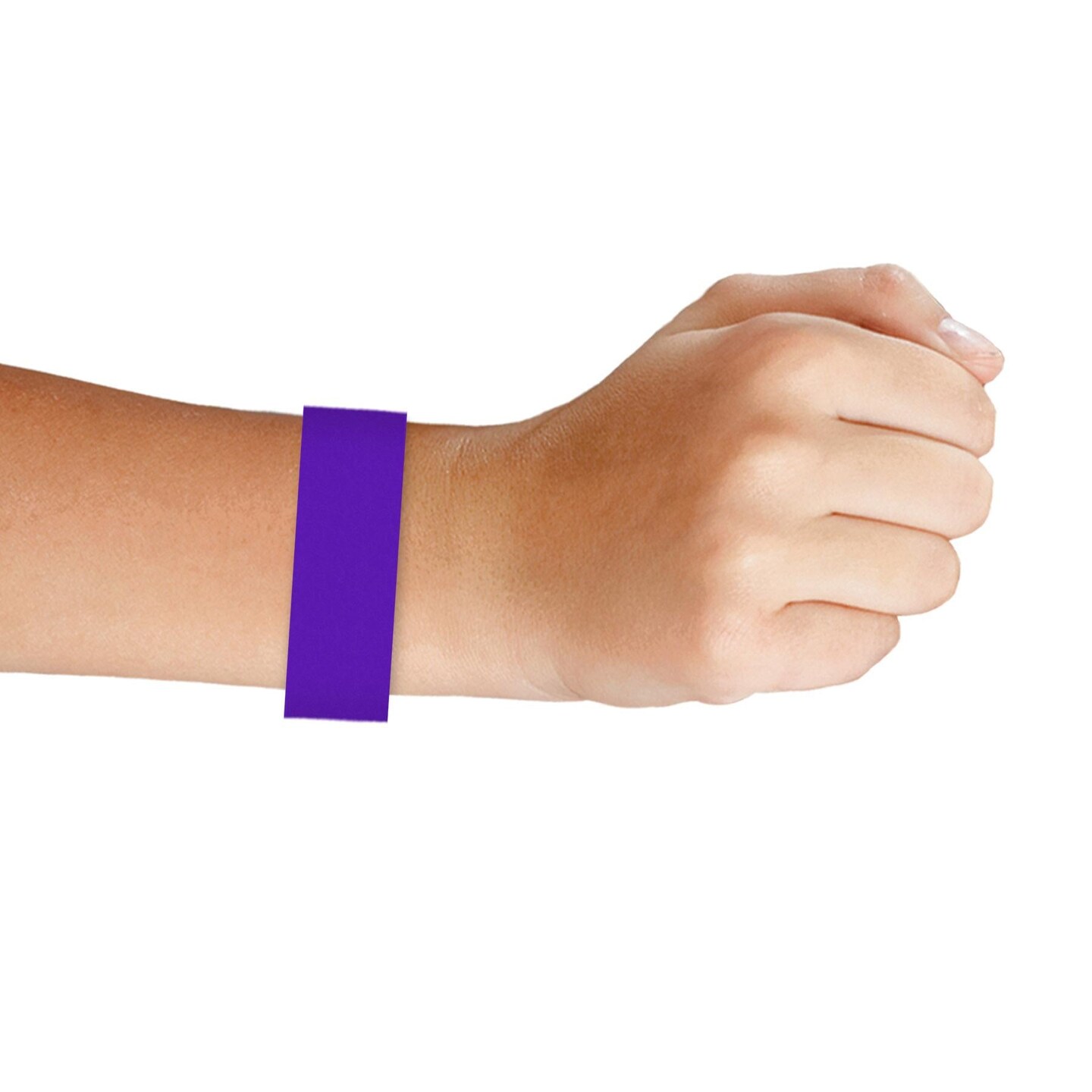 600 Pack Beistle Solid Color Purple Party Wristbands