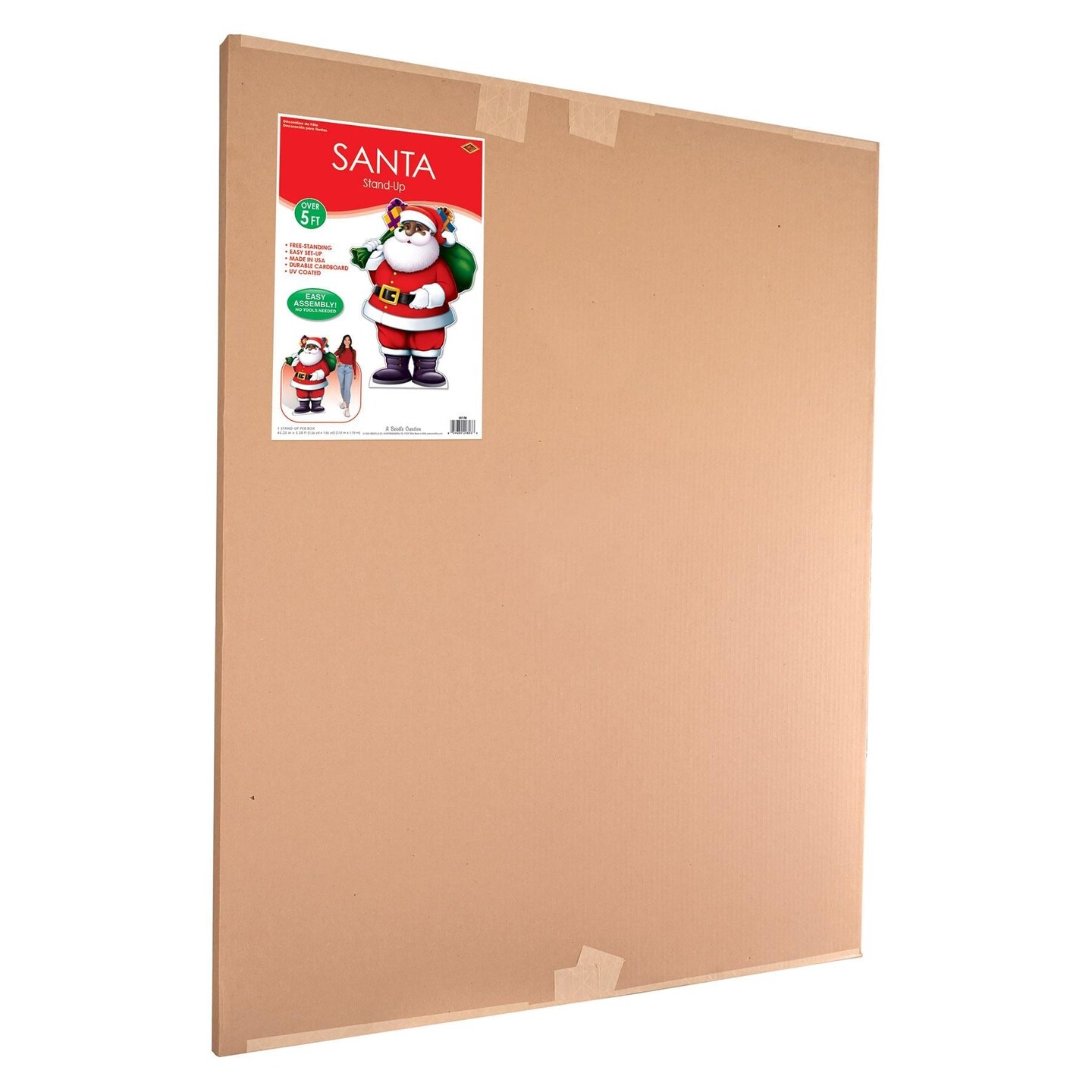 4 Pack Beistle Santa Stand-Up Decoration