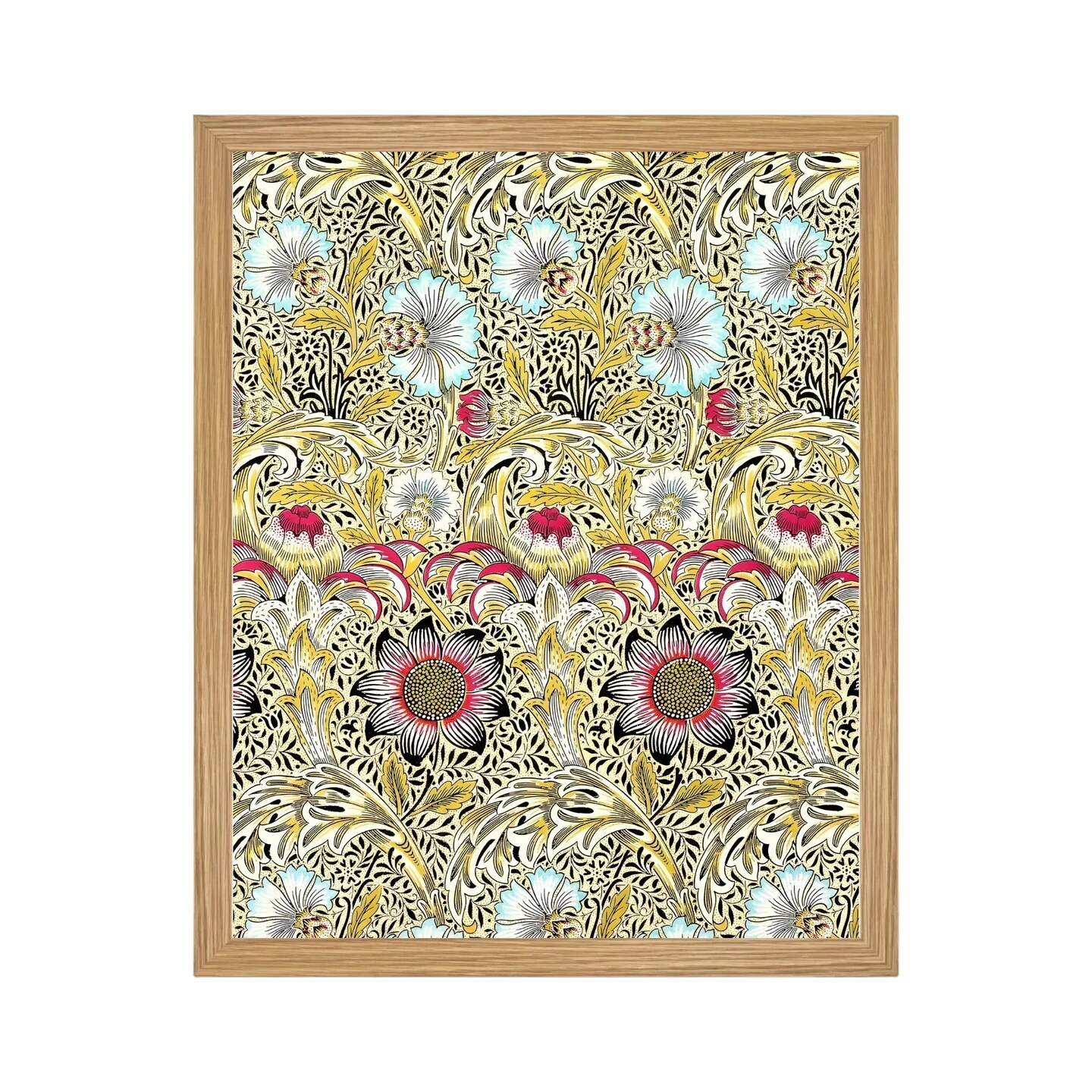 Large Framed Corporate Office Decor Wall Art Canvas 40x60 Inch - William Morris