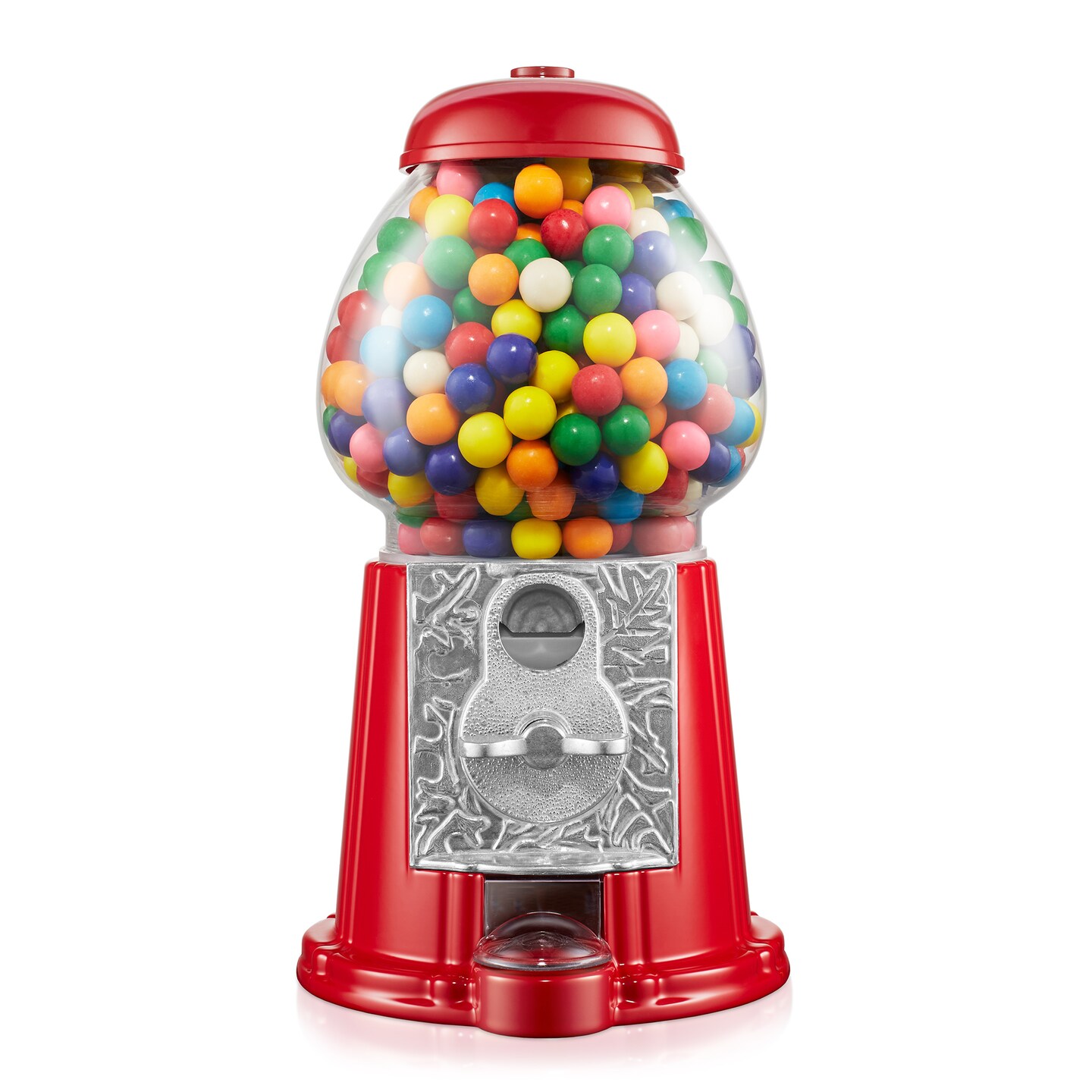 Olde Midway Gumball Machines with Glass Globe and Metal Base, Vintage-Style Bubble Gum Candy Dispenser