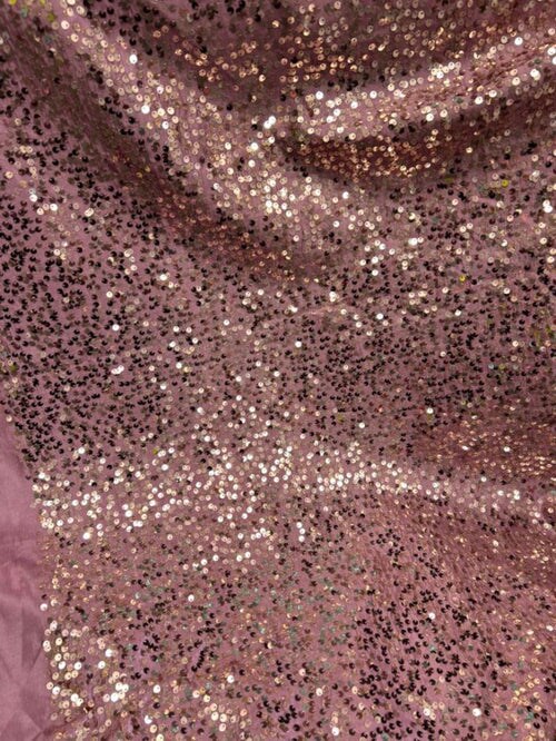 1 Yard Sequin Taffeta Fabric Sparkly Costume &#x26; Event Material 50&#x2013;54 Inches Wide