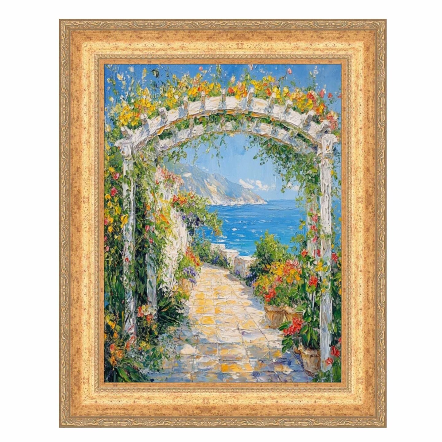 Wide Antique Gold Victorian Picture Frame 14x18 frame