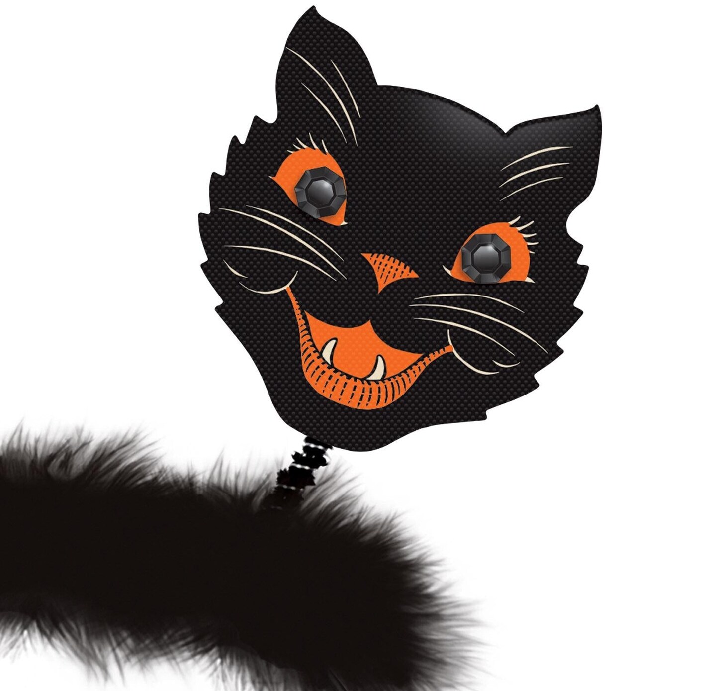 12 Pack Beistle Vintage Halloween Cat Boppers