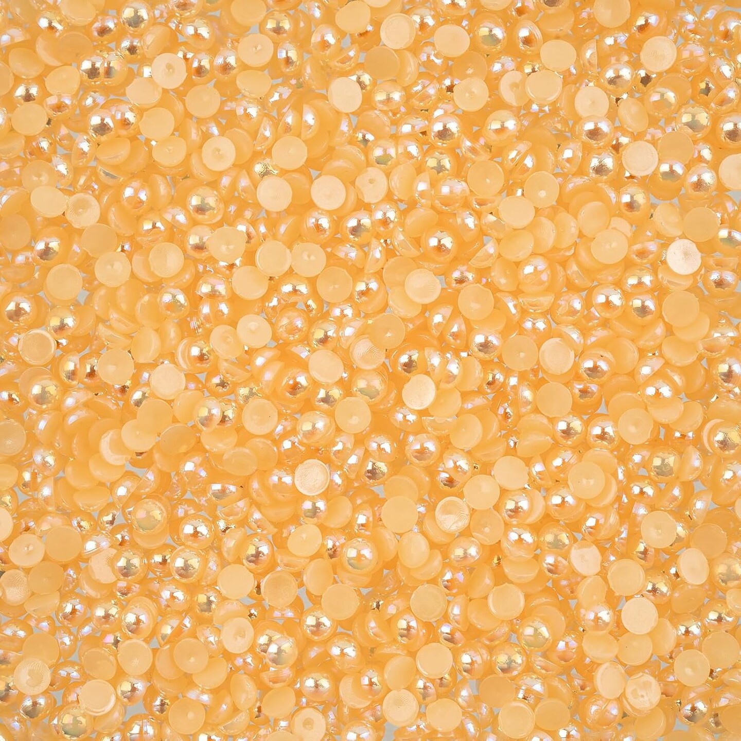 Crystal Lane DIY SS12(3mm) Plastic Pearl Flatback Rhinestones, 1850pcs