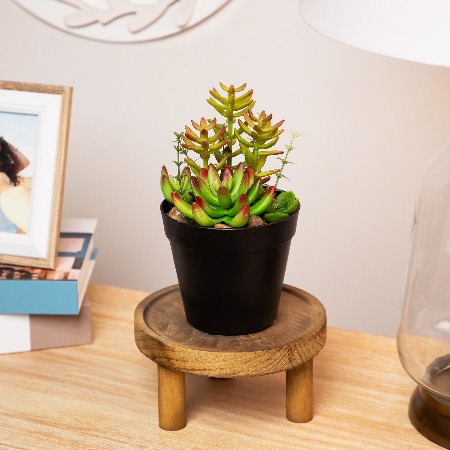 Northlight Artificial Mixed Succulent Plant Arrangement - 8", Color: Green  | Michaels