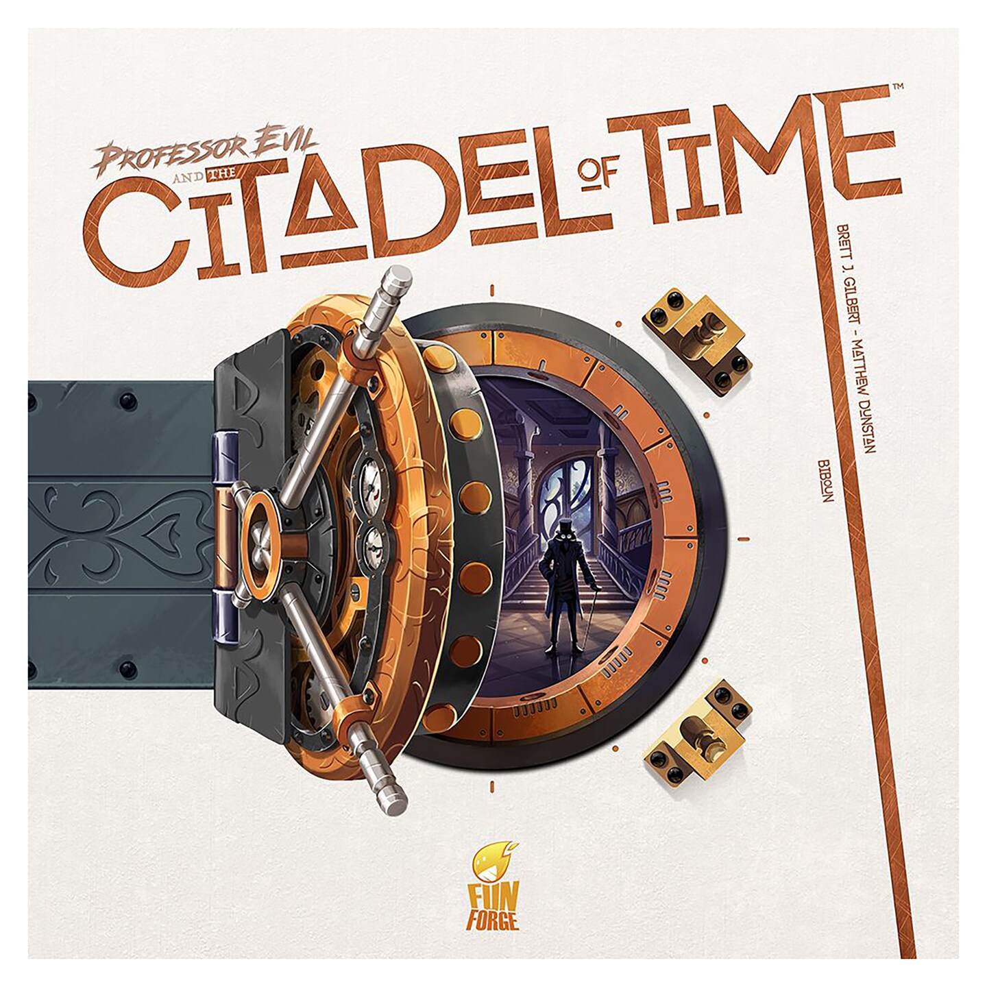 Funforge: Professor Evil &#x26; The Citadel of Time &#x2013; Cooperative Dice Board Game, Adult &#x26; Family Game, Ages 8+, 2-4 Players, 30-45 Min