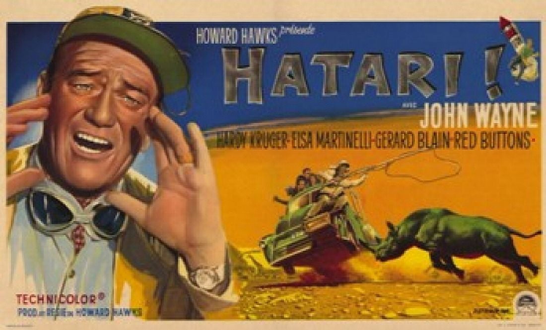 Hatari Movie Poster (17 x 11), Color: Multicolor, Size: 17 x 11 | Michaels
