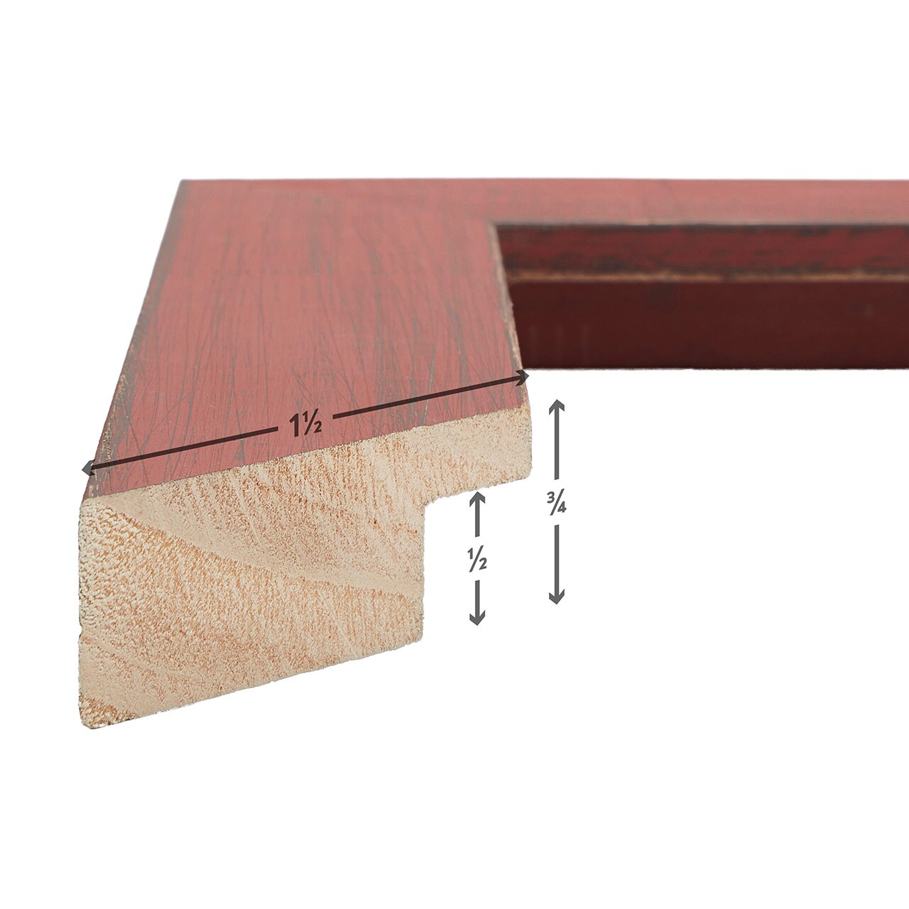 18x24 Picture Frame, Jasper 1.5 Inch Wood Moulding, Wall Display Frame for Art, Posters, or Photos by wallsthatspeak