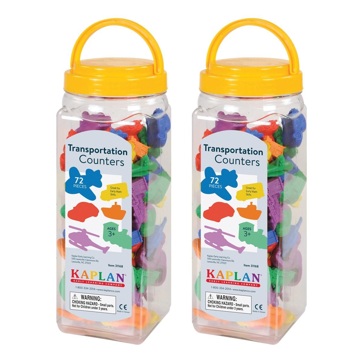 Kaplan Early Learning Company Transportation Counters with Containers ...