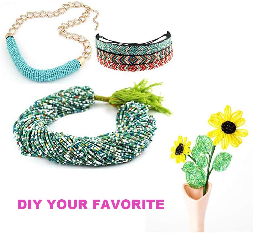 14400pcs Glass Seed Beads Small Craft Beads