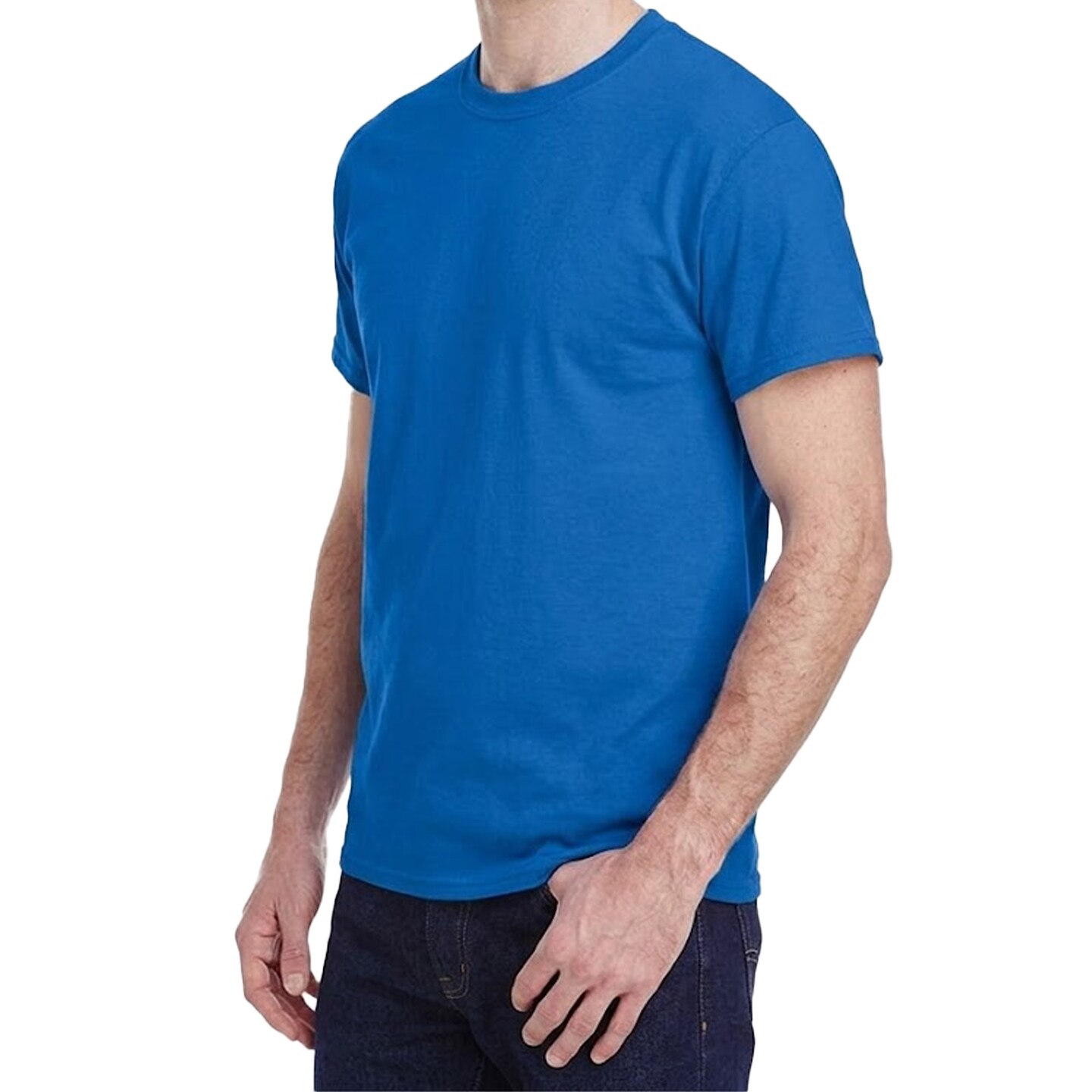Gildan Unisex Neon Blue Crewneck T-Shirt Blanks for Crafting, Printing & Design Projects