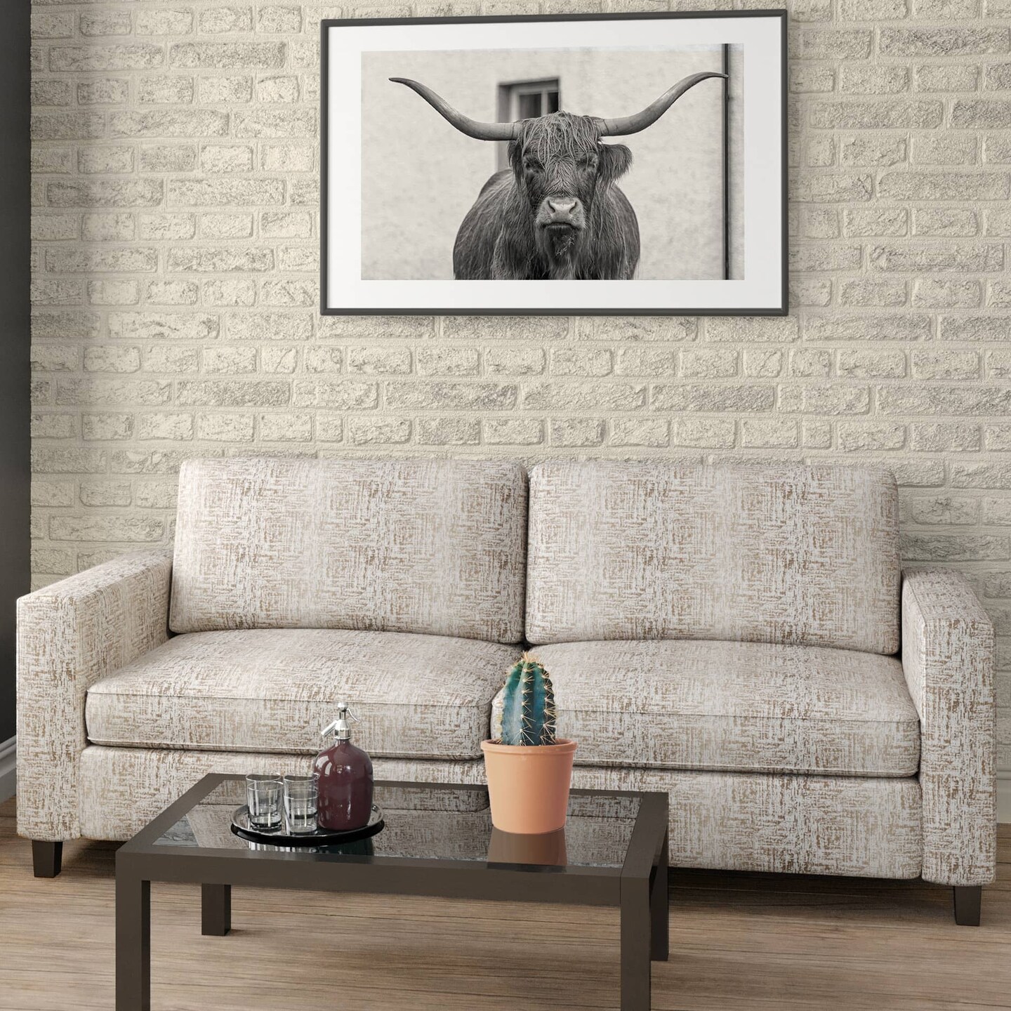 Sandstone - Beige &#x26; Taupe Southwestern Upholstery Fabric 54 Inches&#x22;