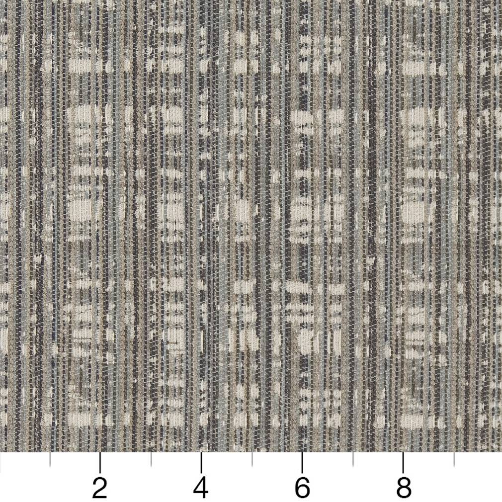 Mercury - Grey & Silver Small Scale Upholstery Fabric 54 Inches"