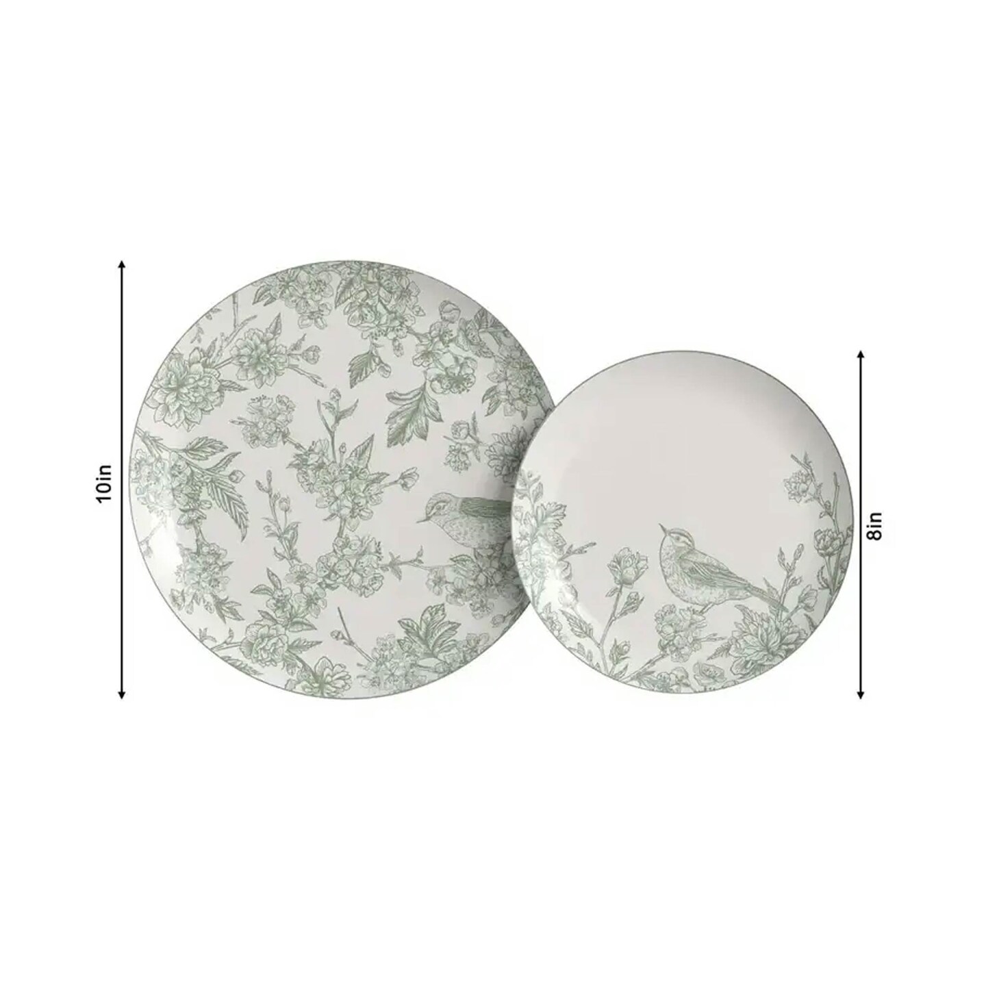 20 Count Earthtrends Yaffa Design Paper Plates Add Sophistication to Events 10 Inch