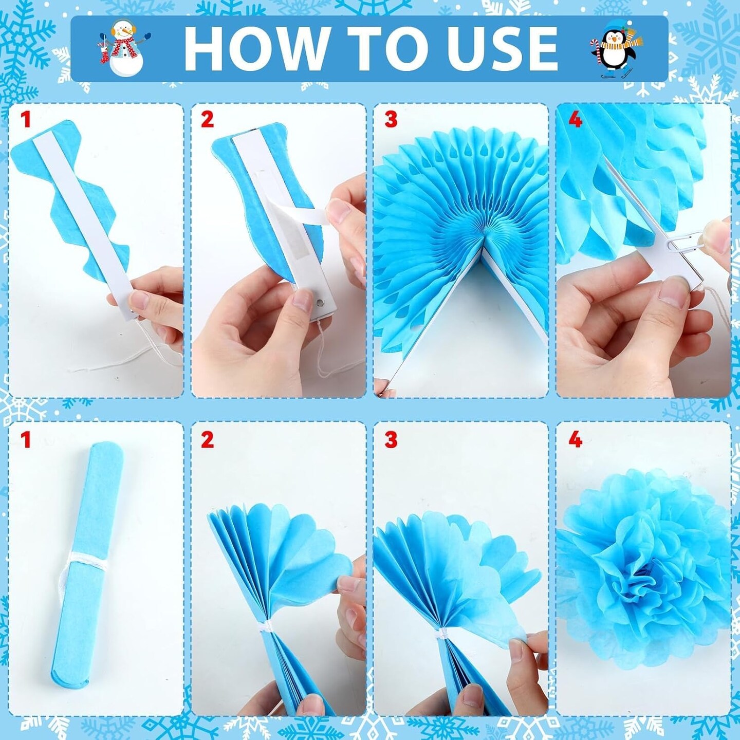 Winter Bulletin Board Decorations Set