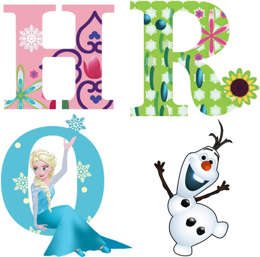 Alphabet Wall Stickers for Baby Girl Nursery | Peel &#x26; Stick Decorative Girl Wall Decals for Bedroom