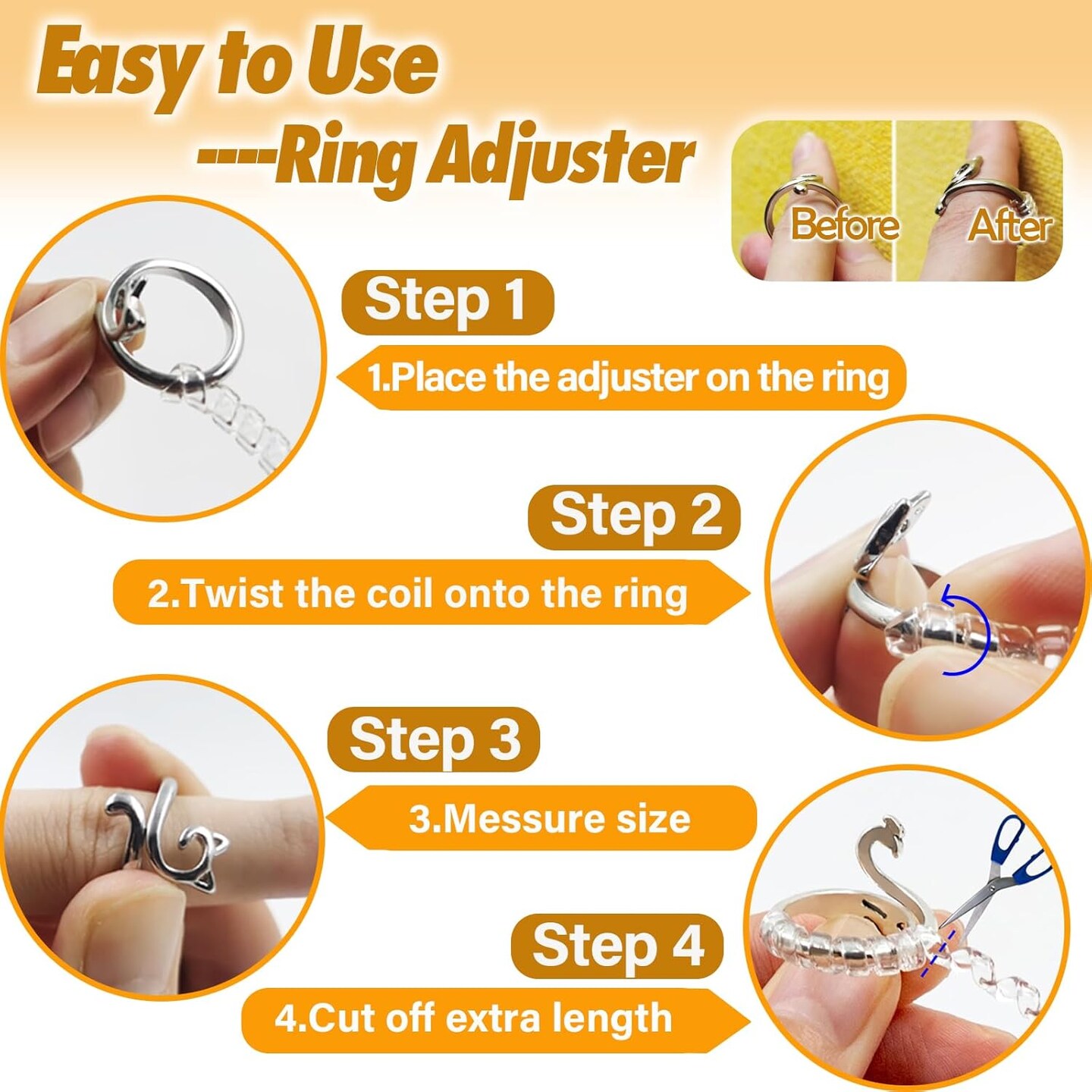 8 Pack Adjustable Crochet Yarn