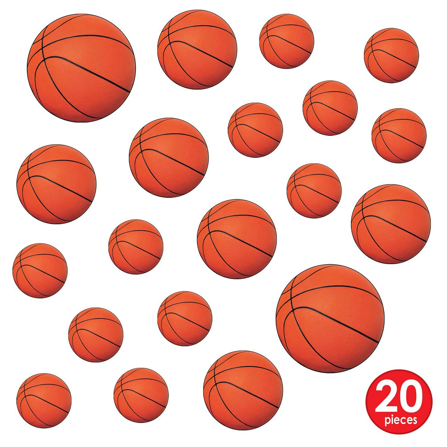 Beistle Basketball Party Cutouts (240 per Case)