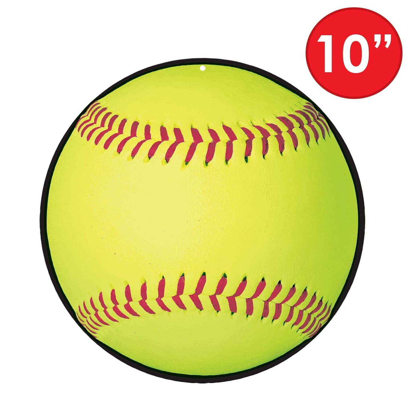 12 Pack Beistle Softball Party Cutout