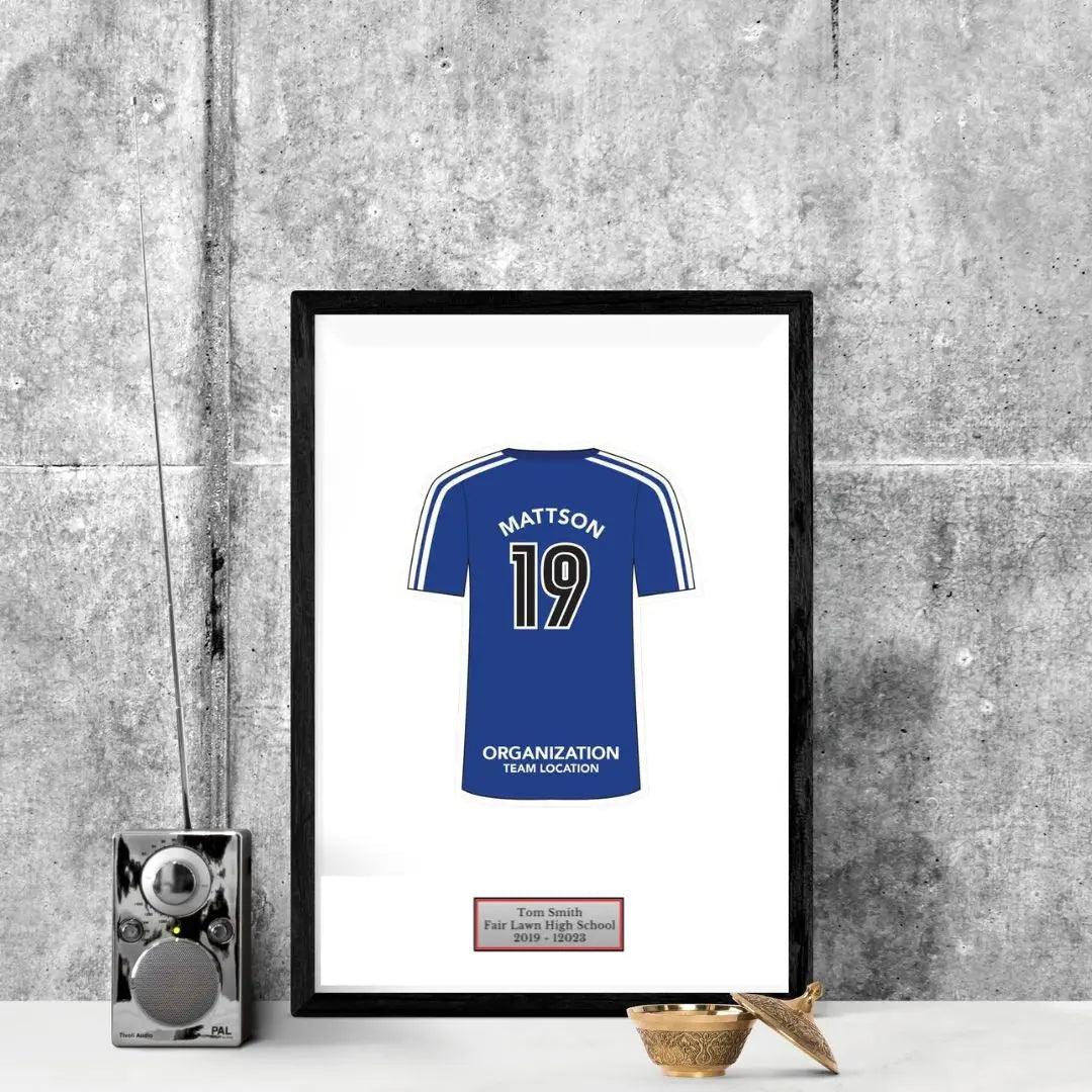 Jersey Framed Picture Print Senior Night Basketball Softball Baseball