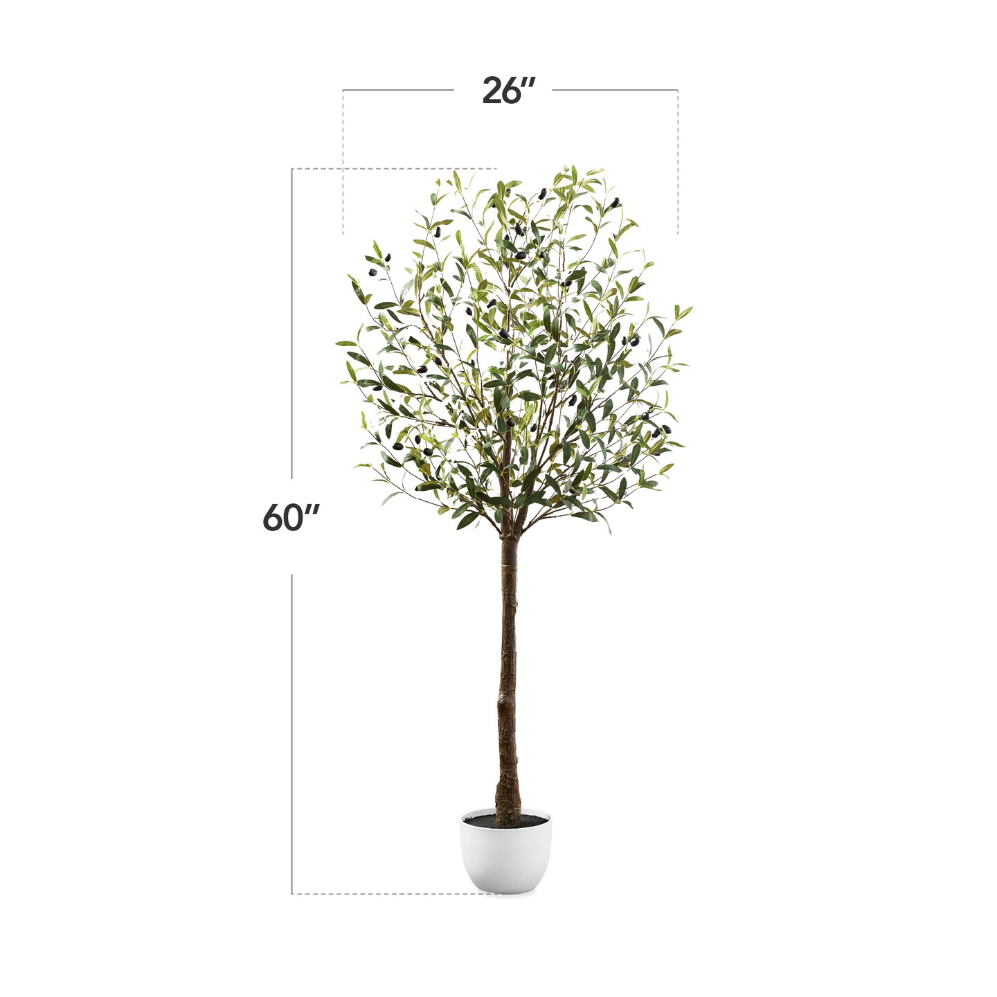 Best Choice Products Artificial Olive Tree, Lifelike Faux Tree, Home Accent D&#xE9;cor w/ Planter Pot, Realistic Trunk