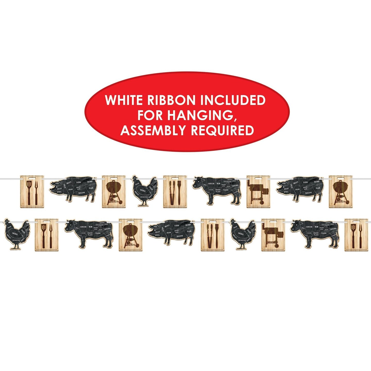 12 Pack Beistle BBQ Party Streamer