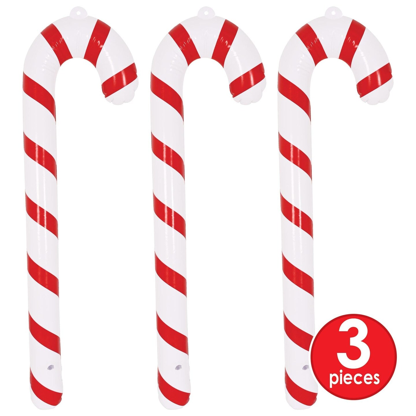 18 Pack Beistle Christmas Inflatable Candy Canes