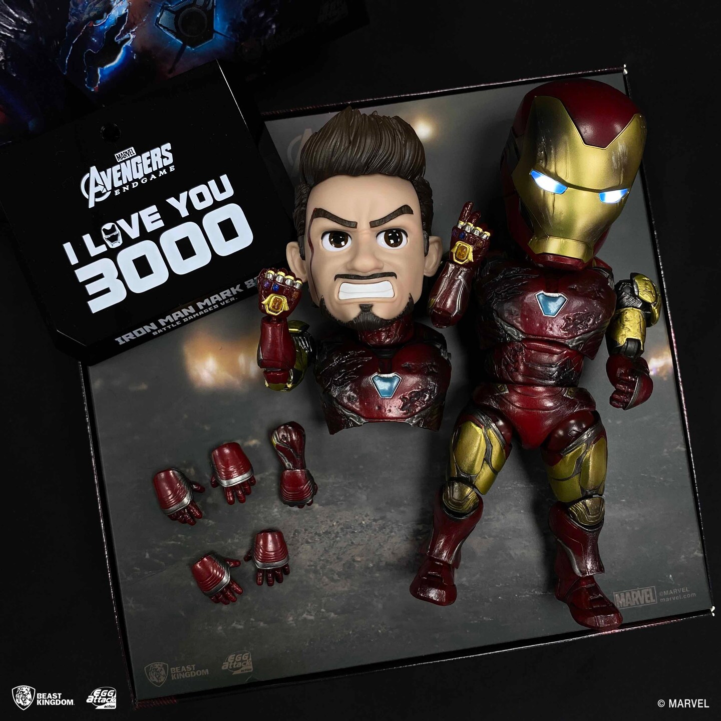 Avengers: Endgame Iron Man Mark 85 Battle Damaged Version Toy