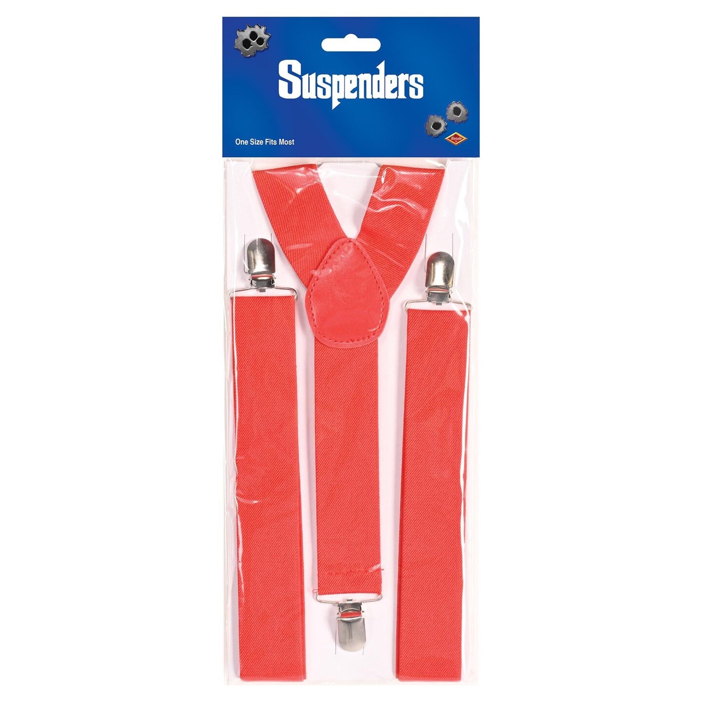 12 Pack Beistle Red Suspenders