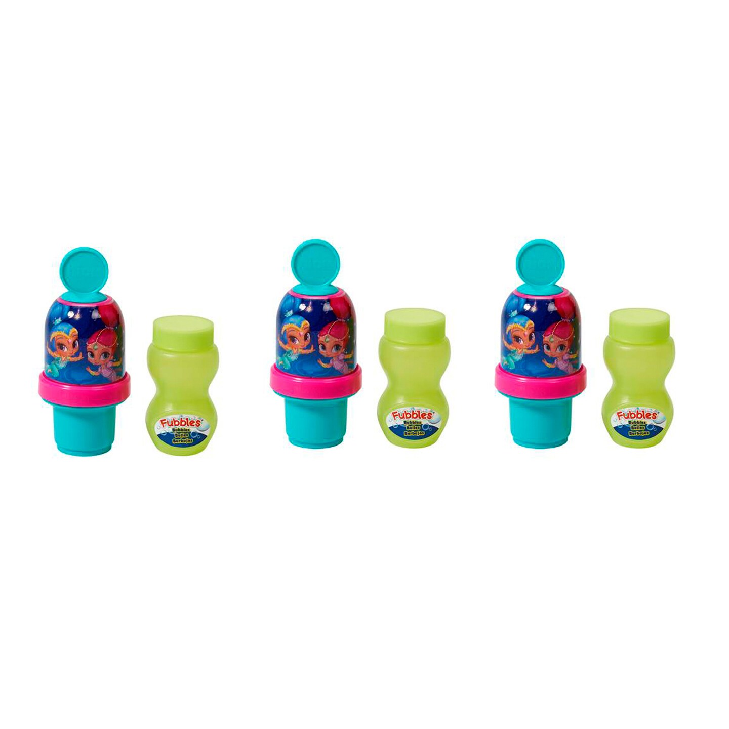 Little Kids - Shimmer and Shine Mini Bubble Tumbler 3 Pack
